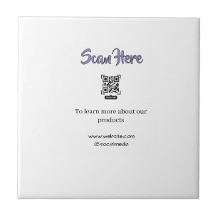scan QR products services details website business Tile