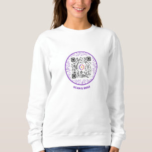 Scan & Smile – Daily Motivation Sweatshirt