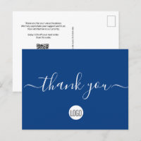 Scan the Code Discount next order Blue White logo