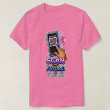 Scan the Future Futuristic Cyber T-Shirt