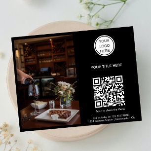Scan the Menu l Restaurant Logo Promotional 