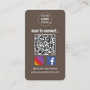 Scan To Connect Business Card