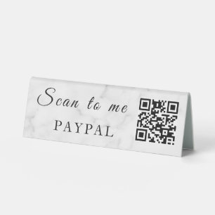 Scan To Pay Business Logo Qr Code Pedestal Sign