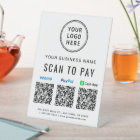 Scan to Pay Paypal Venmo CashApp QR Codes Logo
