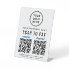 Scan to Pay Paypal Venmo QR Codes Logo