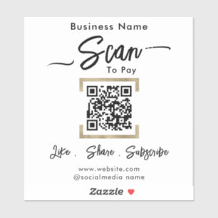 Scan to Pay QR Code Business