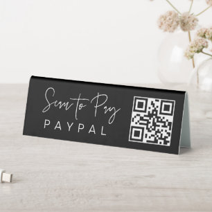 Scan To Pay QR Code Mobile Checkout Business Sign