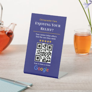 Scan to Review QR Code Sign Chiropractor