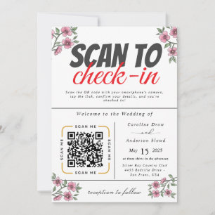 Scan to View Our Wedding Invitation Video