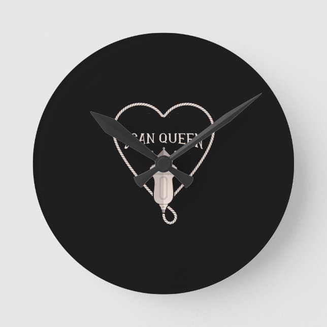 Scan Ultrasound Round Clock (Front)