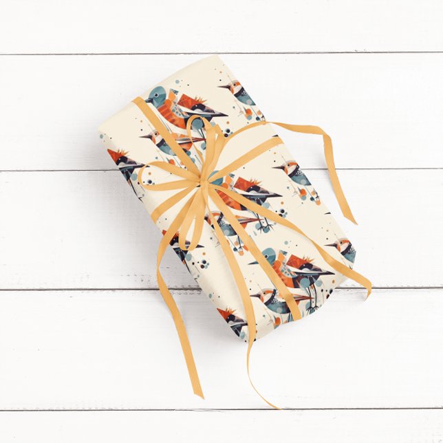 Scandi Aviary Duet Wrapping Paper (Creator Uploaded)