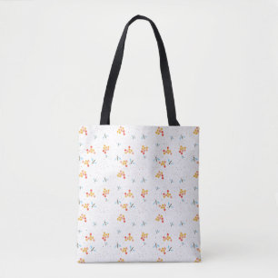 Scandi Bee Pattern Tote Bag