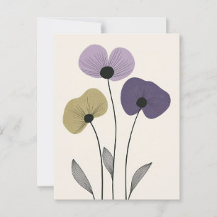 Scandi Bloom No.284 Postcard
