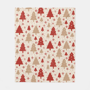 Scandi Christmas Forest Fleece Blanket