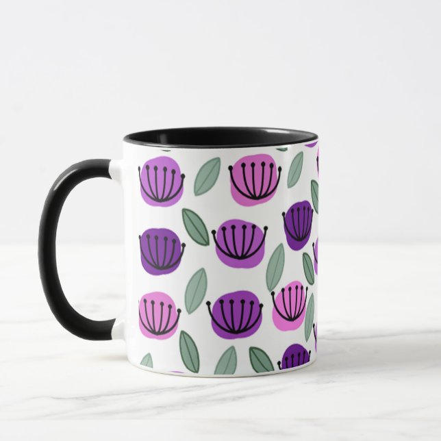 Scandi Cup Flowers (Left)