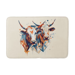 Scandi Farmhouse Cattle Bath Mat