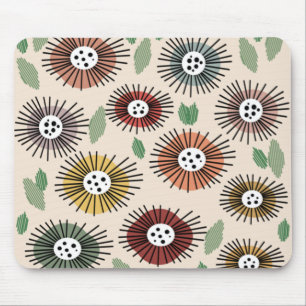 Scandi Flower Garden Mouse Mat