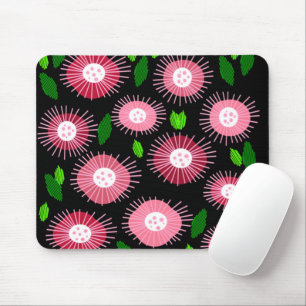 Scandi Flower Garden Mouse Pad