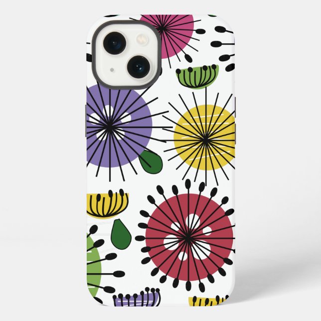 Scandi Flowers  iPhone Case (Back)