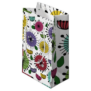 Scandi Flowers Small Gift Bag