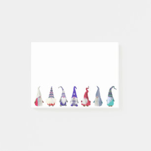 Scandi Gnomes Group Christmas Post-it Notes
