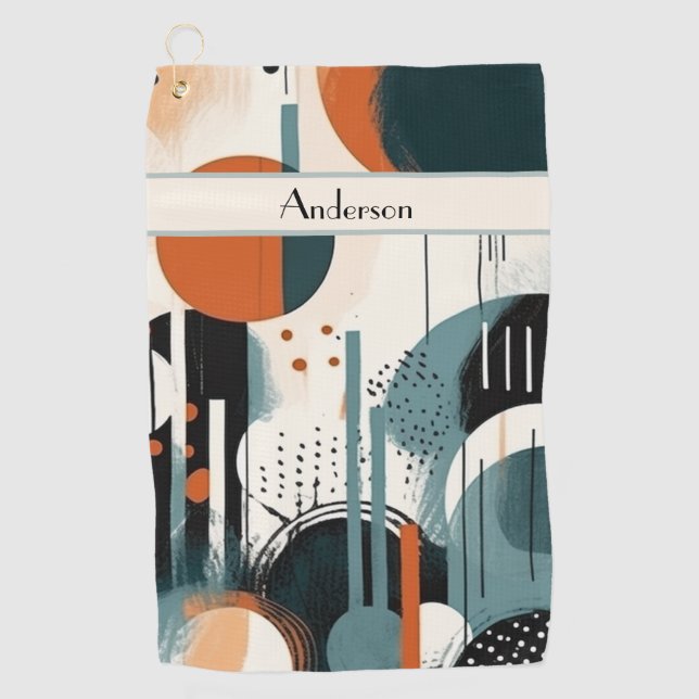 Scandi Groove, custom    Golf Towel (Front)