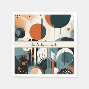 Scandi Groove, custom Napkin