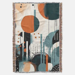 Scandi Groove Throw Blanket