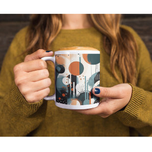 Scandi Groove Two-Tone Coffee Mug