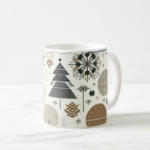 Scandi-Japanese Minimalist Christmas Mug