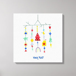 Scandi Minimalist Simple Canvas Print