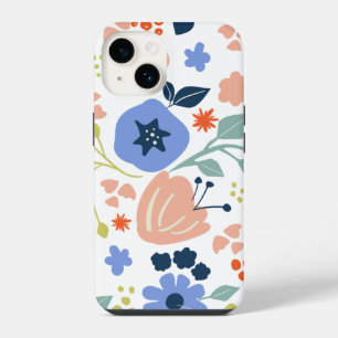 Scandi modern floral iPhone 14 case