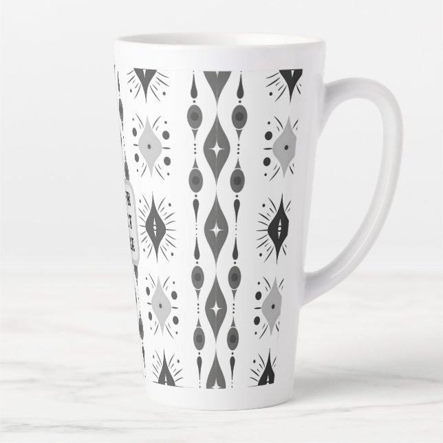 Scandi Motif |  Latte Mug (Right)