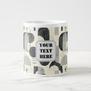 Scandi Motif No.2    Large Coffee Mug