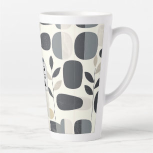 Scandi Motif No.3 Latte Mug