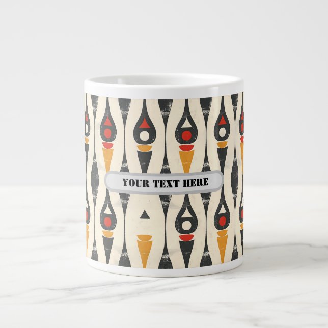 Scandi Motif No.8 |  Large Coffee Mug (Front)