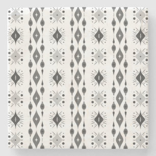 Scandi Motif Stone Coaster