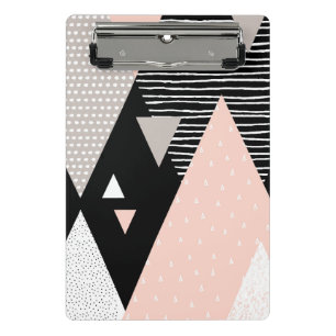Scandi Mountain Peak Design Mini Clipboard