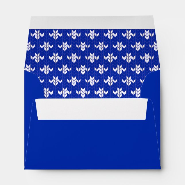 SCANDIA BLUE KNIT A6 Envelope II (Back (Bottom))