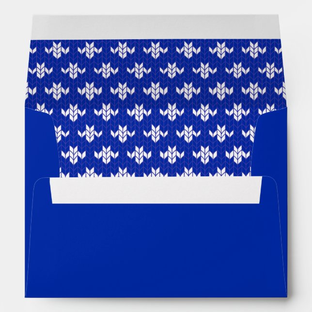 SCANDIA BLUE KNIT A7 Envelope II (Back (Bottom))