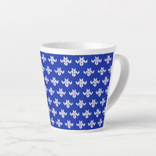 SCANDIA BLUE KNIT Latte Mug