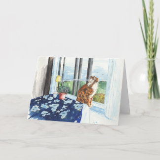 Scandia Cat Greeting Card