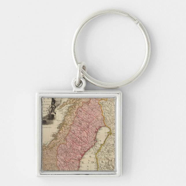 Scandia, Scandinavia Key Ring (Front)