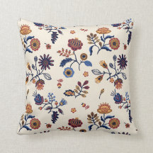 Scandic Folk Etno Europe Floral Ornament Beige