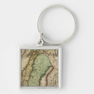 Scandinavia 3 key ring