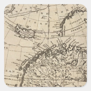 Scandinavia 4 square sticker