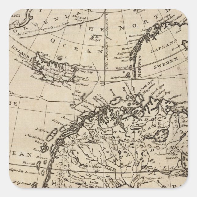 Scandinavia 4 square sticker (Front)