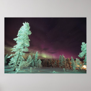 Scandinavia, Finland, Lapland, Kakslauttanen, Poster