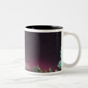 Scandinavia, Finland, Lapland, Kakslauttanen, Two-Tone Coffee Mug