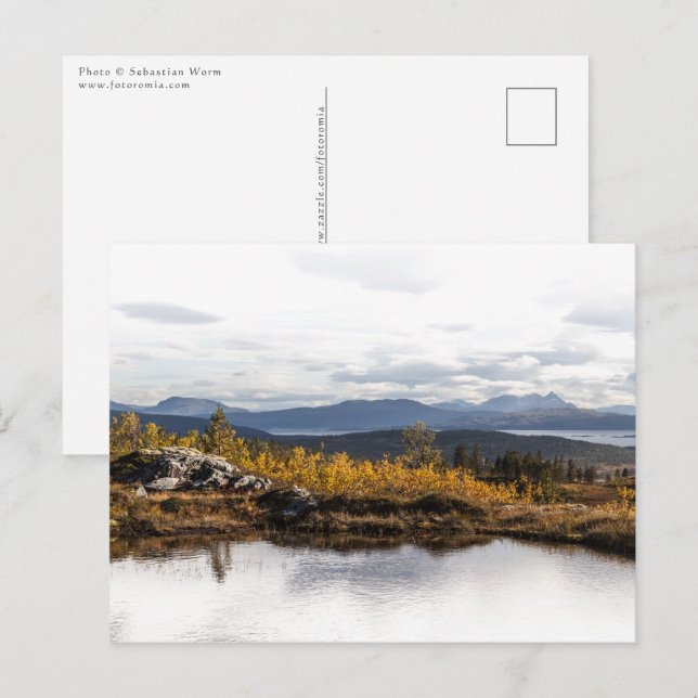 Scandinavia Landscape Photo Postcard (Front/Back)